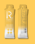 Replenish Mild Lemon electrolyte and vitamin supplement for women with morning sickness packaging on a yellow background